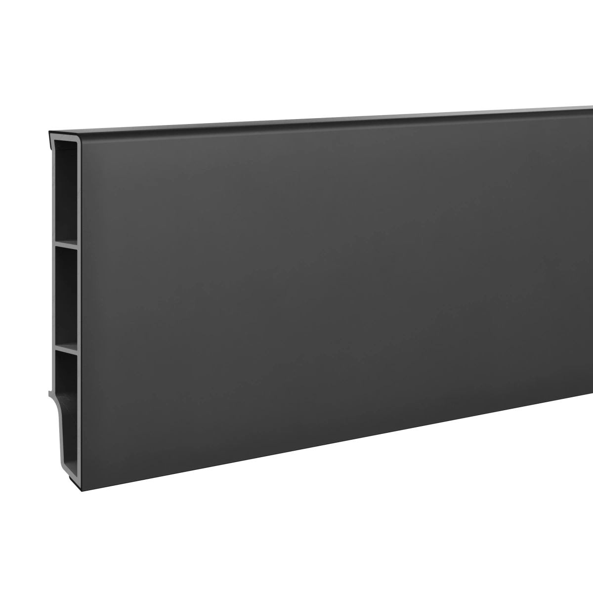 Zwarte plint 80 mm