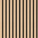 Lattenwand M Eiken Zwart 2,65 m (122 x 12 mm)