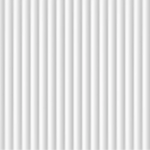Lattenwand XS Wave Wit 2,65 m (306 x 9 mm)