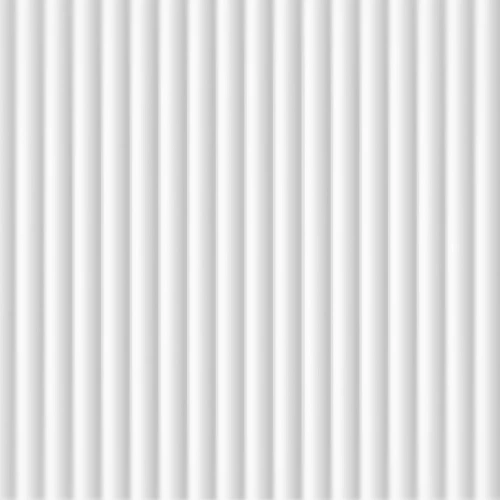 Lattenwand XS Wave Wit 2,65 m (306 x 9 mm)