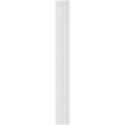 Lattenwand XS Oval Wit 2,65 m (304 x 9 mm)