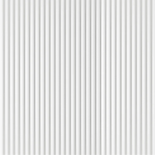Lattenwand XS Oval Wit 2,65 m (304 x 9 mm)