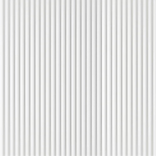 (Kleurmonster) Lattenwand XS Oval Wit 2,65 m (304 x 9 mm)