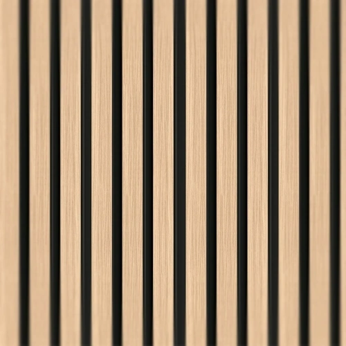 (Kleurmonster) Lattenwand M Eiken Zwart 2,65 m (122 x 12 mm)