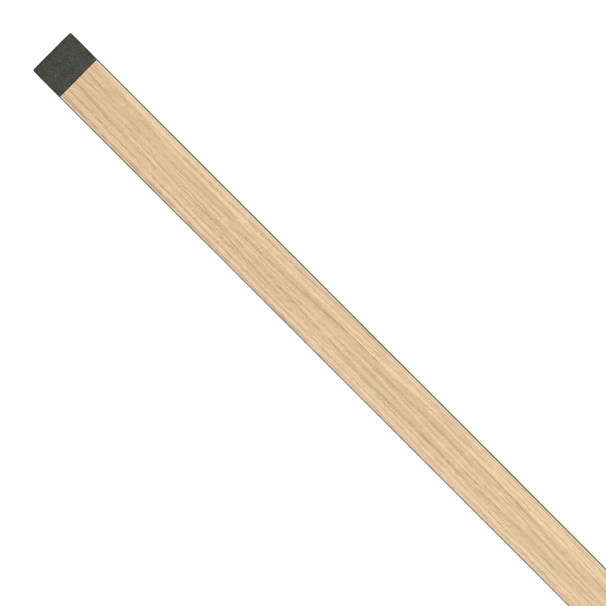 U-profiel Lattenwand S/M Zwart Eiken 2,65 m