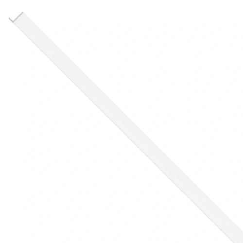 U-profiel Lattenwand XS Oval/Wave Wit 2,65 m