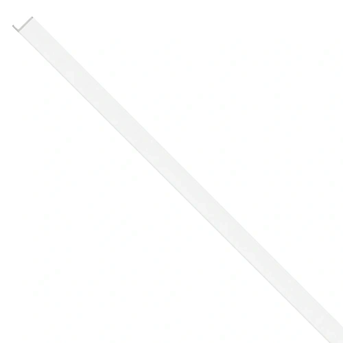 U-profiel Lattenwand XS Oval/Wave Wit 2,65 m